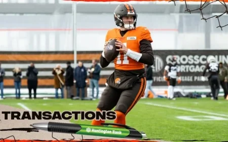 Browns Promote TE Sal Cannella and QB Bailey Zappe