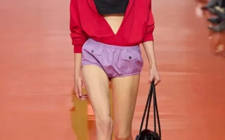 Maya Hawke Highlights Uncovered Details of Prada Show