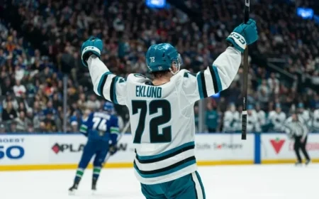Sharks Triumph Over Vancouver, Ending Losing Streak with Chernyshov’s Debut Goal