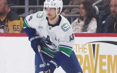 Canucks’ Elias Pettersson Set to Return After Eight-Game Absence