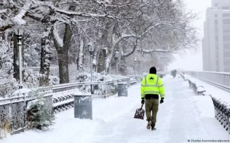 Snowstorm Disrupts New York City Holiday Travel