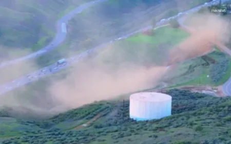 Gas Line Rupture Closes Major SoCal Freeway; Shelter Orders Lifted