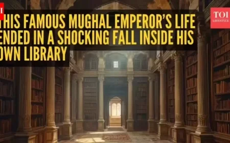 Mughal Emperor’s Life Ends Tragically in Library Fall