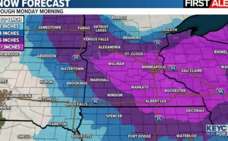 Severe Winter Storm Expected from Today to Monday Morning
