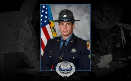 Delaware Police Reveal Funeral Plans for Corporal Matthew T. “Ty” Snook