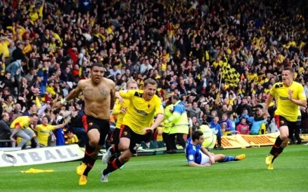 Troy Deeney Recalls Watford’s Playoff Triumph Against Future England Stars Kane and Vardy