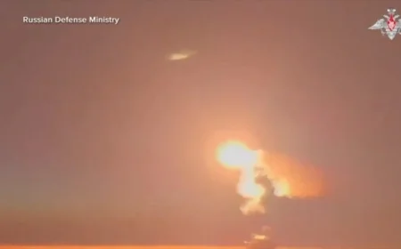 Russia Attacks Kyiv, Killing 1, Ahead of Zelenskyy-Trump Meeting