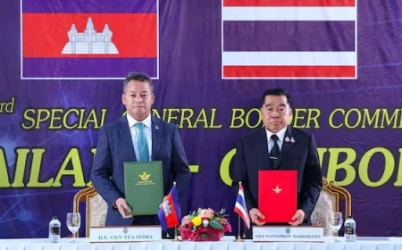 Thailand and Cambodia Ink Ceasefire to End Border Conflict