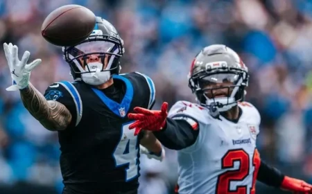 Tetairoa McMillan Questionable for Seahawks Game Due to Injury – Panthers.com