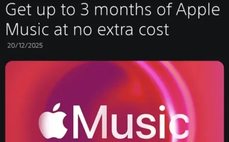 Apple Music Offers Free Trials to PS+ Members in Sony Partnership