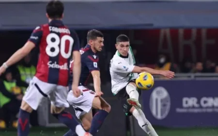 Serie A Showdown: Bologna vs Sassuolo with Fabbian and Pinamonti Starting