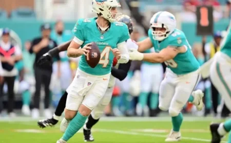 Quinn Ewers Sets Record with First NFL Touchdown Pass for Dolphins