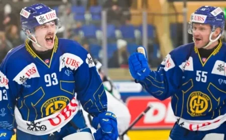 HC Davos Faces Team Canada for Spengler Cup Group Victory