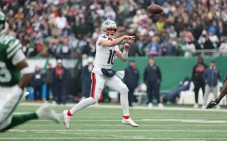 Drake Maye’s Fourth TD Pass Elevates Pats to 34-3 Against Jets