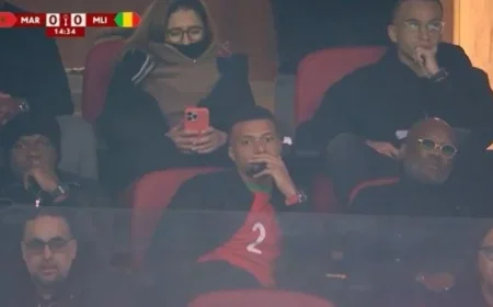 Mbappé Wears Achraf Hakimi’s Jersey in Morocco vs Mali Match