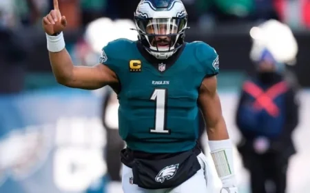 Hurts and Allen Aim to Break Rushing Touchdown Record