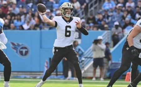 Tyler Shough Leads Saints’ Second-Half Comeback to Defeat Titans