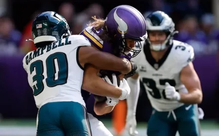 Jihaad Campbell Returns to Key Role for Eagles vs. Buffalo Bills Sunday