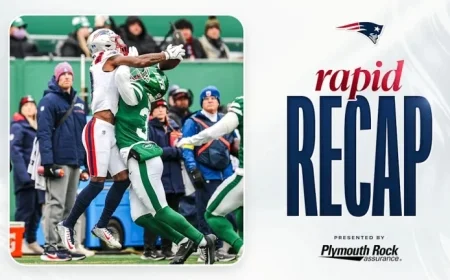 Patriots Dominate Jets 42-10, Achieve Flawless 8-0 Away Record