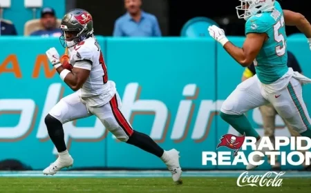 Buccaneers Fall to Dolphins 20-17 in Week 17 Showdown