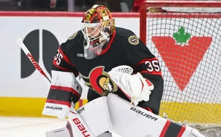 Ullmark Takes Leave of Absence from NHL Senators