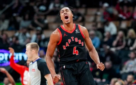 Scottie Barnes Questionable for Raptors’ Clash with Wizards Due to Injury