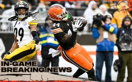 Harold Fannin Jr. Out with Groin Injury Against Steelers