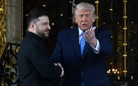 Zelenskyy Meets Trump at Mar-a-Lago for Peace Negotiations