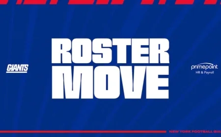 Giants Activate 6, Place 4 on IR for Week 17