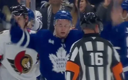 Troy Stecher’s Celebration Highlights Rise in Popularity with Maple Leafs Fans