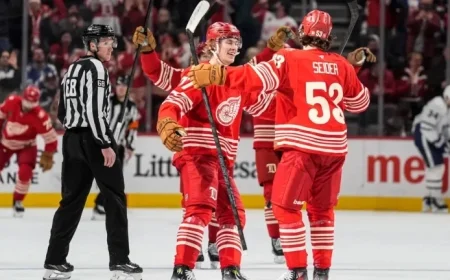 Simon Edvinsson Scores in Overtime After Injury in 3-2 Win Over Leafs