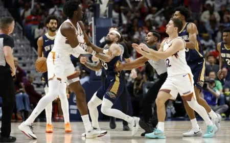 NBA Issues Suspensions Following Suns-Pelicans Game