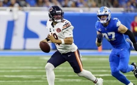 Bears Host Lions in Sunday Finale at 3:25 p.m.