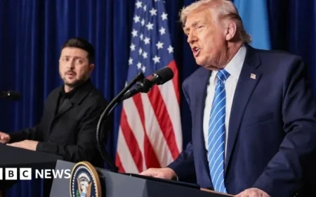 Trump Highlights Progress in Ukraine Talks, Despite Remaining ‘Thorny Issues’