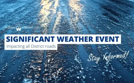 Muskoka District Issues Significant Weather Event Alert