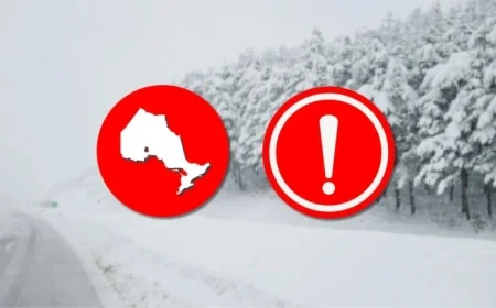 Major Winter Storm Hits Ontario, Causing Outages and Delays