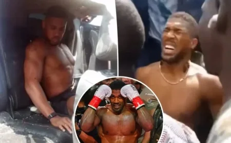 Anthony Joshua Survives Fatal Car Crash in Nigeria After Jake Paul Fight