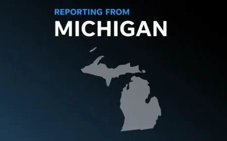 ‘Bomb Cyclone Leaves Thousands in Michigan Without Power’