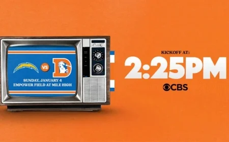 Broncos Face Chargers in Week 18 Showdown on Sunday, January 4