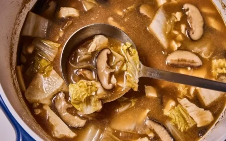 Quick & Comforting Cabbage Soup Recipe by The Korean Vegan