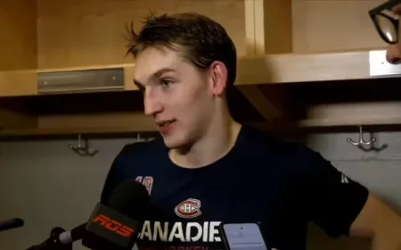 Lane Hutson Shocked as Brother Takes Head Shot at Junior World Championship