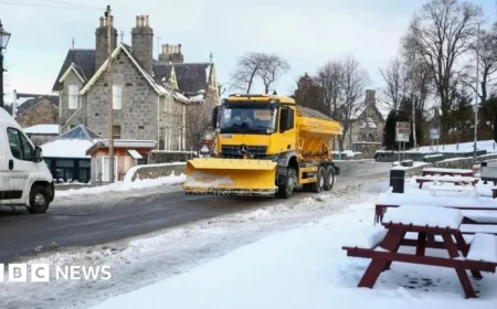 Snow and Gale Warnings Issued for Scotland on New Year’s Day