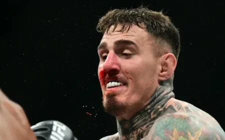 UFC Champion Tom Aspinall Advances with Double Eye Surgery