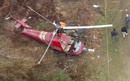 Helicopter Collision Over New Jersey Kills 1, Injures Another