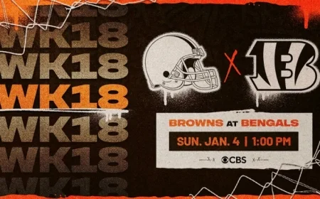 Browns vs. Bengals Week 18 Game Time Announced
