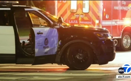 Reseda Crash Injures 4, Including 2 Police Officers