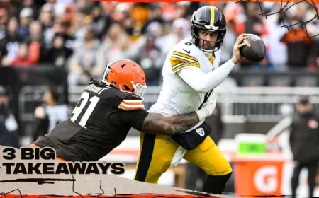 Browns’ Defense Dominates Steelers in Week 17 Victory