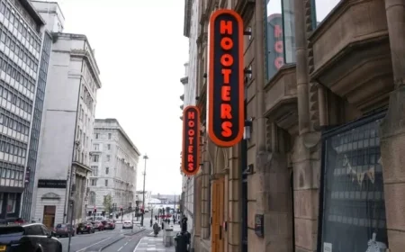 Hooters Liverpool Staff Protest Alleged Illegal Practices