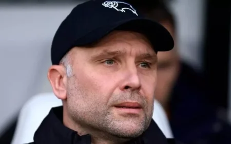 John Eustace Updates on Derby’s Double Injury Blow Ahead of Leicester Match