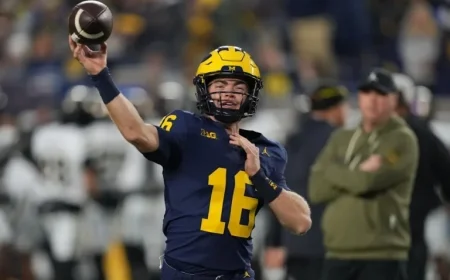 Michigan QB Davis Warren Enters Transfer Portal
